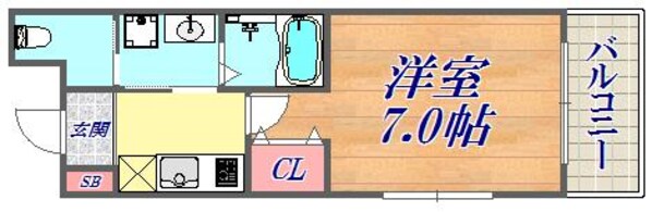 ワコーレヴィータ新神戸の物件間取画像